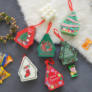 크리스마스 하우스 빈티지 뚜껑 틴케이스 틴박스 6style 사탕 초콜릿 소품통 단체선물